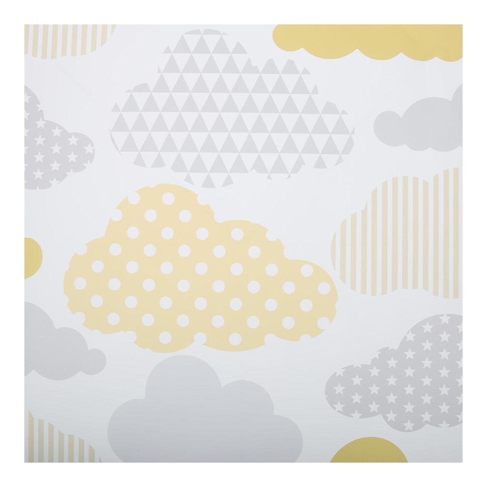 Superfresco Easy Yellow Vintage Clouds Wallpaper (WAS 17.99)