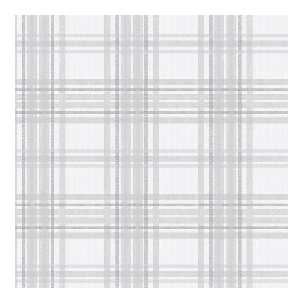 Superfresco Country Tartan Grey Wallpaper