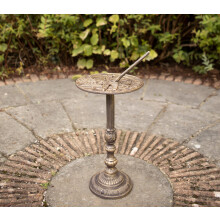 Bronze Cast Iron Sundial Dragonfly Metal Vintage Garden Ornament