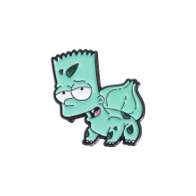 (QHXZ517) Pet Playful Anime Series Badge Brooch Featuring Humorous Turtle Shape For Individual Style
