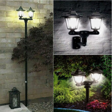 Solar Energy Ground Insertion Way Light Wall Lamp Outdoor Landscape Decoration