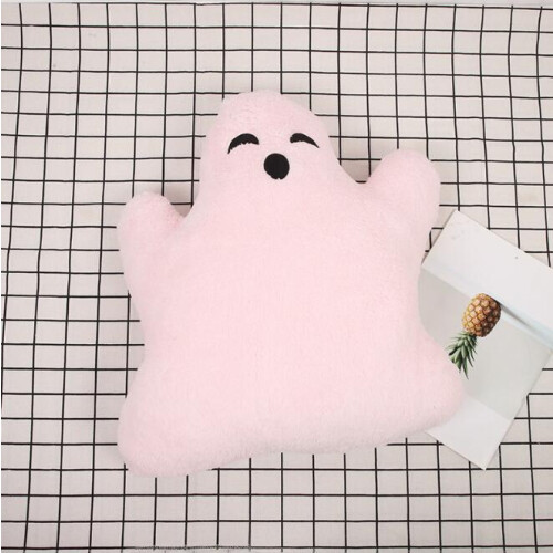 (PINK) Halloween Ghost Pillow Cushion Throw for Bed Couch on OnBuy