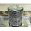 Black Diamond Crushed Biscuit Canister, Tin Kitchen Storage 22cm 1