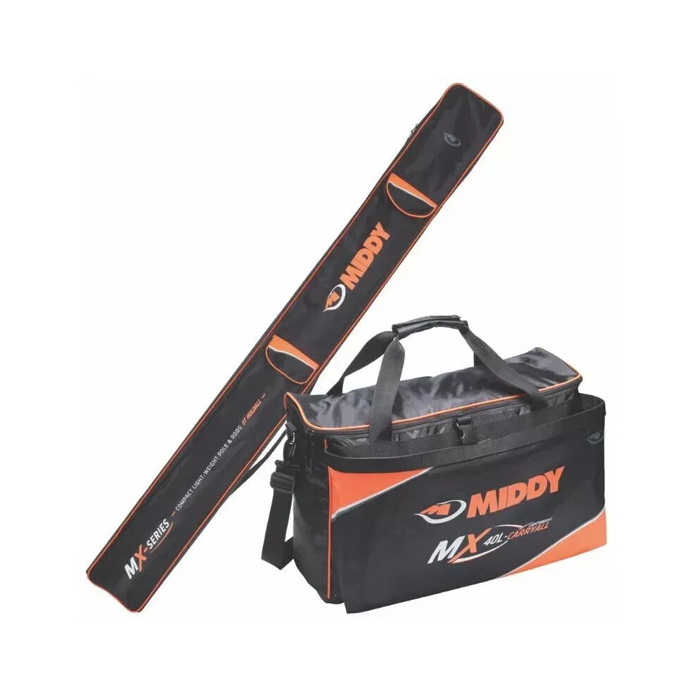 Middy MX 3 Tube Rod Holdall & 40L Carryall Fishing