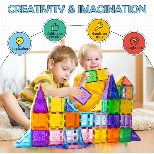 120PCS Magnetic Building Blocks Children's Toy Set 1
