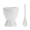 4 x Egg Cup Set Breakfast Boiled Eggs Holders Spoon Porceline 4