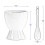 4 x Egg Cup Set Breakfast Boiled Eggs Holders Spoon Porceline 5