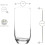 6 Pcs Tall Highball Queensway Drinking Glasses 415ml 7