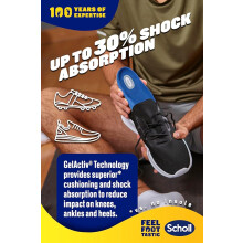 Scholl Insoles Men's Sport Gel Active UK Shoe Size 7-12
