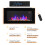 Homcom HOMCOM 1000W/2000W LED Electric Fireplace Automatic Function Remote Timer Safe 4