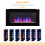 Homcom HOMCOM 1000W/2000W LED Electric Fireplace Automatic Function Remote Timer Safe 6