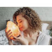 Himalayan 100% Natural Salt Lamp With Cord & BUlb
