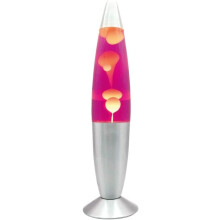 (Pink / White) 16inch Wax Lava Lamp Mood Motion Relaxation Light