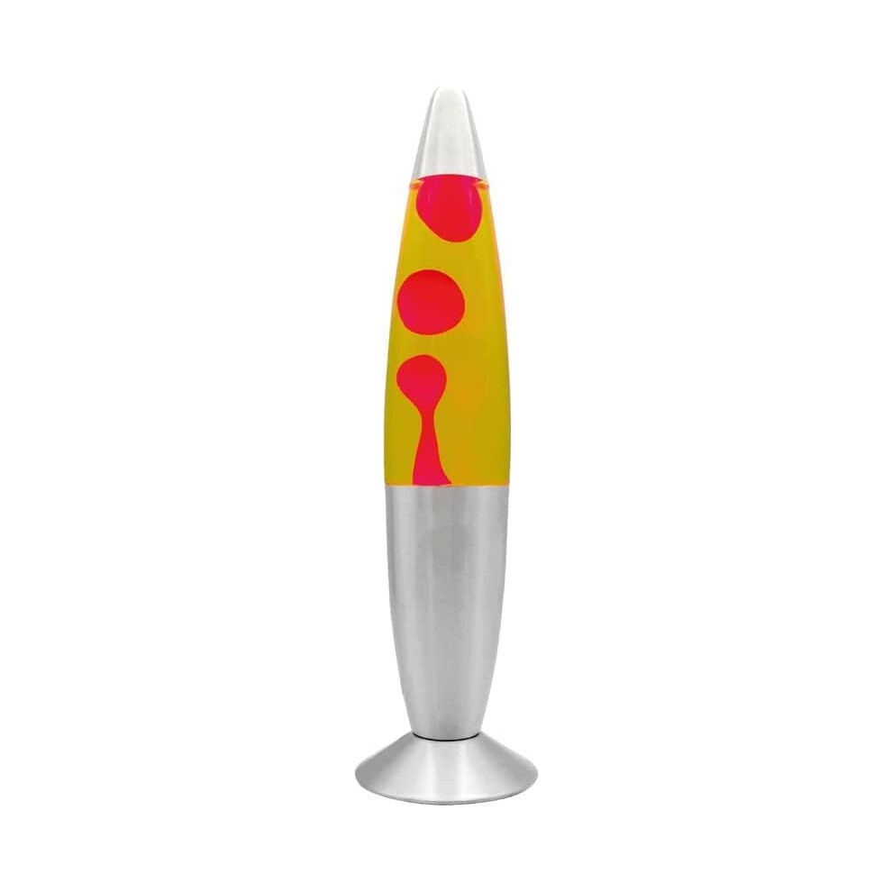 (Yellow / Red	) 16inch Wax Lava Lamp Mood Motion Relaxation Light