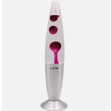 (Clear / Purple) 16inch Wax Lava Lamp Mood Motion Relaxation Light