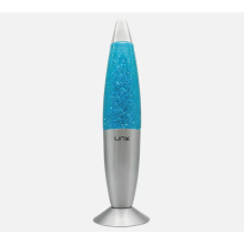 (Glitter Blue) 16inch Wax Lava Lamp Mood Motion Relaxation Light