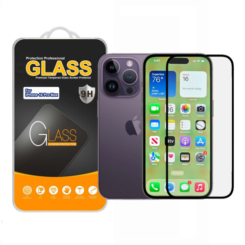 Apple iPhone 16 Pro Max Glazen Screen Protector