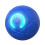 (Blue) Bite Teasing Resistant Dog Ball Smart Automatic Bouncing Rolling Balls Pet Toys 1