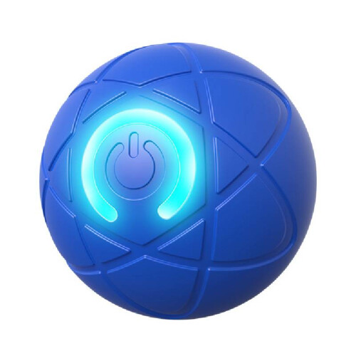 (Blue) Bite Teasing Resistant Dog Ball Smart Automatic Bouncing Rolling Balls Pet Toys