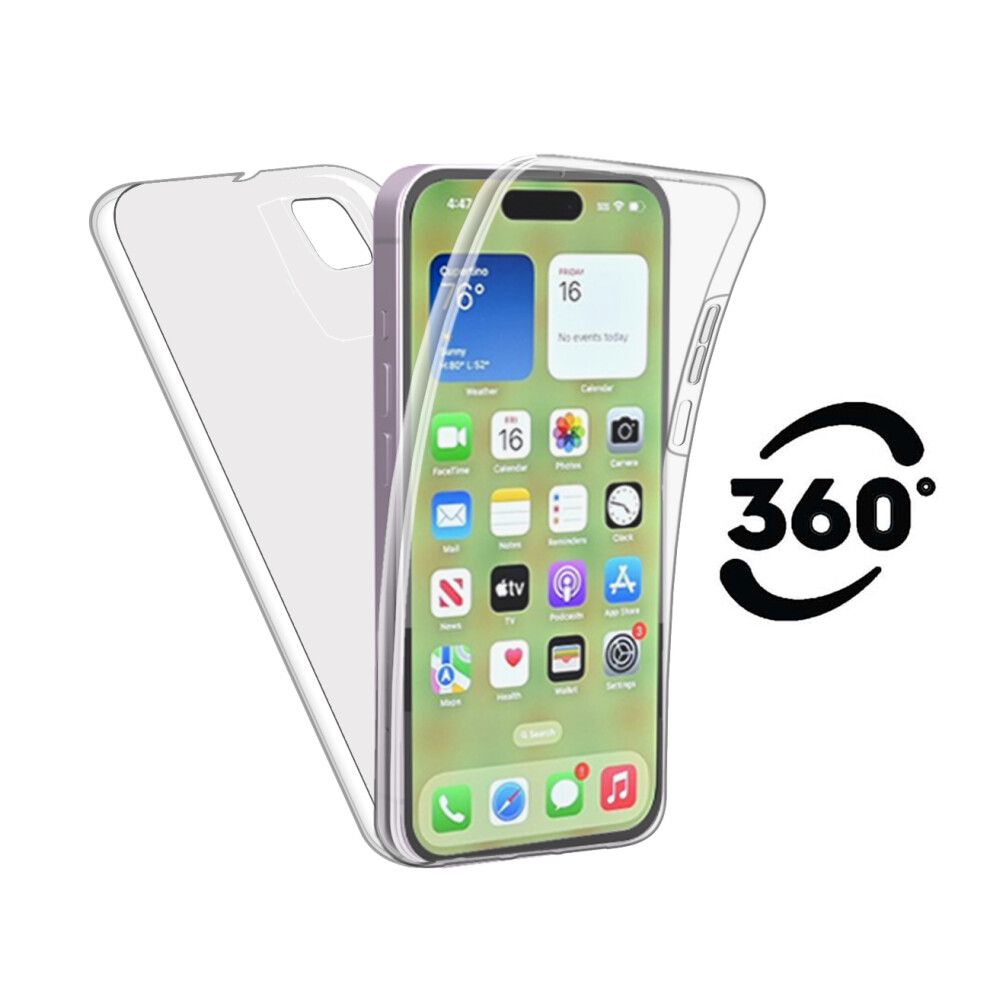 For Apple Iphone 16 Pro Max Full 360 Protection Front Back Case Cover Clear 3476970826464