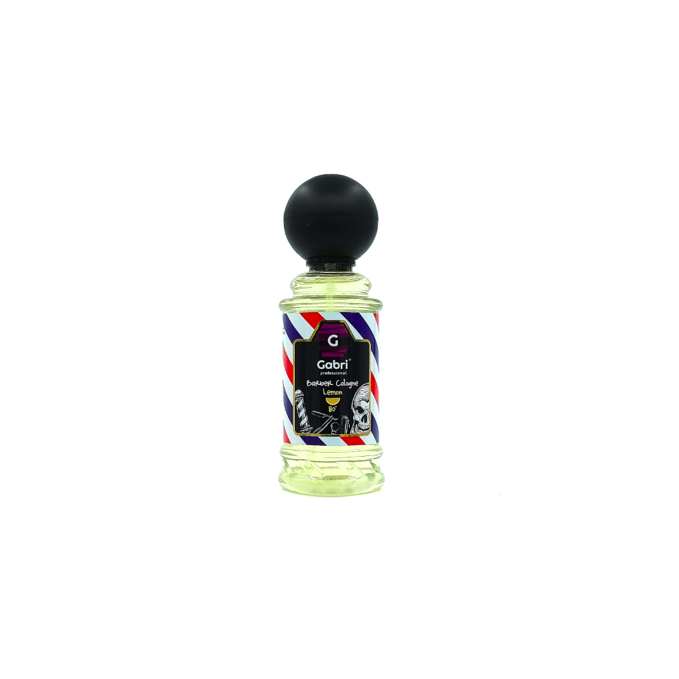 Gabri Lemon Barber Cologne, Turkish Cologne Spray, 250 ml (No7 Lemon)