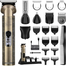 Hatteker Beard Trimmer Kit Professional Hair Clipper Zero Gapped T