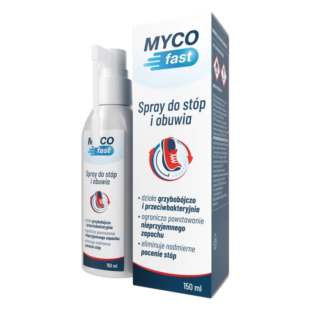 Mycofast foot & shoe spray eliminating unpleasant odor 150 ml