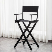 Professional Makeup Chair Directors Chair Aluminium Tall Folding Camping Chairs for Adults Outdoor Indoor Use, Breathable Canvas Artist Chair