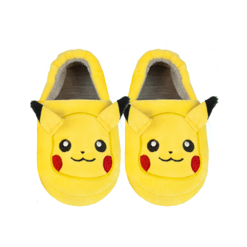 Pokemon Childrens/Kids Pikachu 3D Face Character Slippers