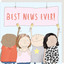 Rosie Made A Thing Best News Ever Congratulations Greeting Card Humour Cards