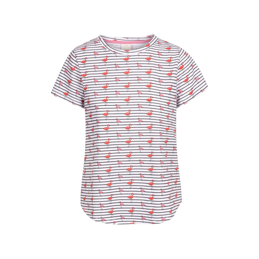 (XS, White) Trespass Womens/Ladies Cara Flamingo Casual Top