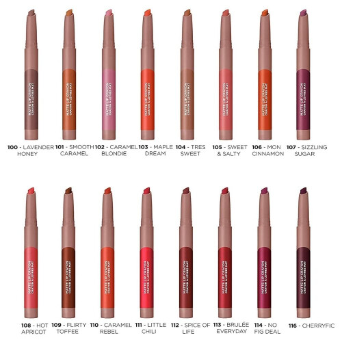 L’Oréal Paris L'Oreal Infallible Matte Lip Crayon - 107 Sizzling Sugar 1