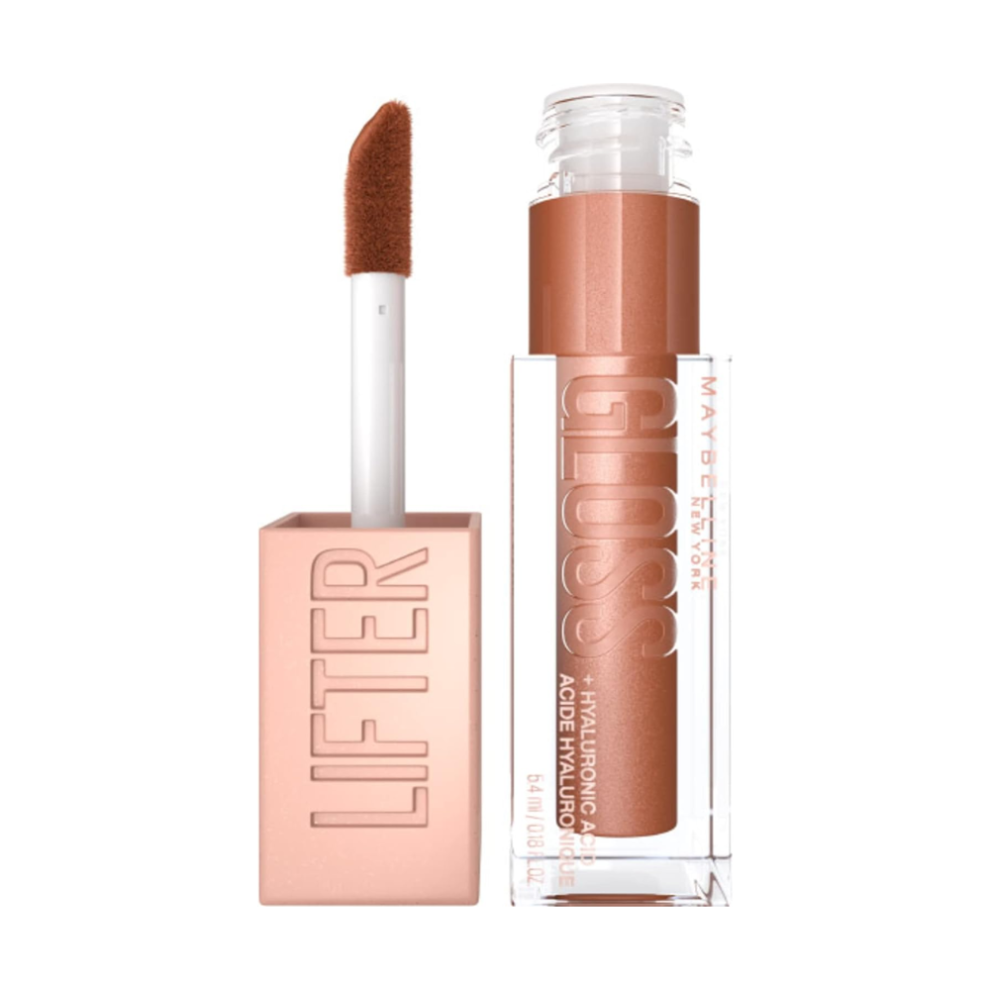 Maybelline New York Lifter Plumping Hydrating Lip Gloss + Hyaluronic Acid - 018 Bronze 5.4Ml