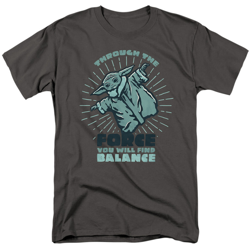 Star Wars The Mandalorian Mens You Will Find Balance Grogu T-Shirt