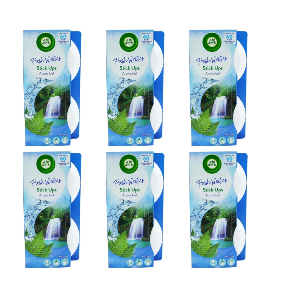 12pc Airwick STICK UPs Fresh Water ODOUR NEUTRALISER AIR FRESHNER