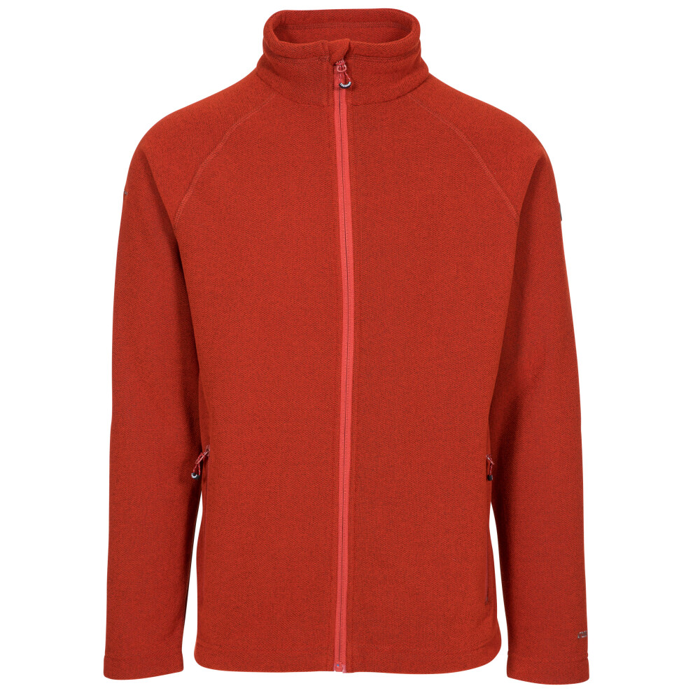 (XXS, Spice) Trespass Mens Fleece Jacket Full Zip Steadburn