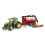 John Deere 7R con rimorchio forestale e 4 tronchi d'albero 1