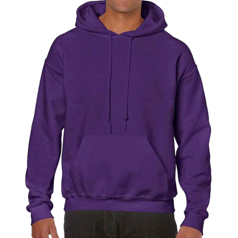 (3XL, Purple) Gildan Mens Hoodie