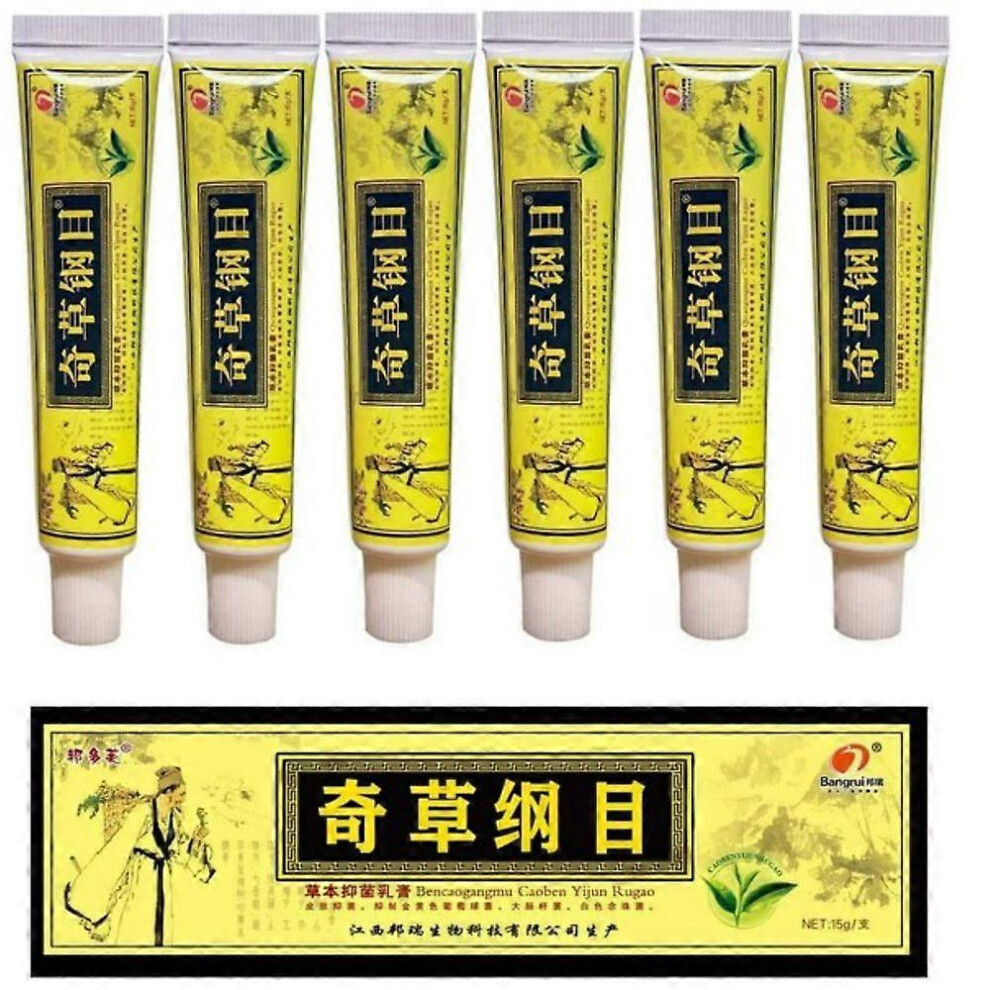 (6pcs) Natural Chinese Herbal Cream  Organic Eczema Herbal Healing Cream  Face Cream  Body Cream  Anti-itch Cream Ointment