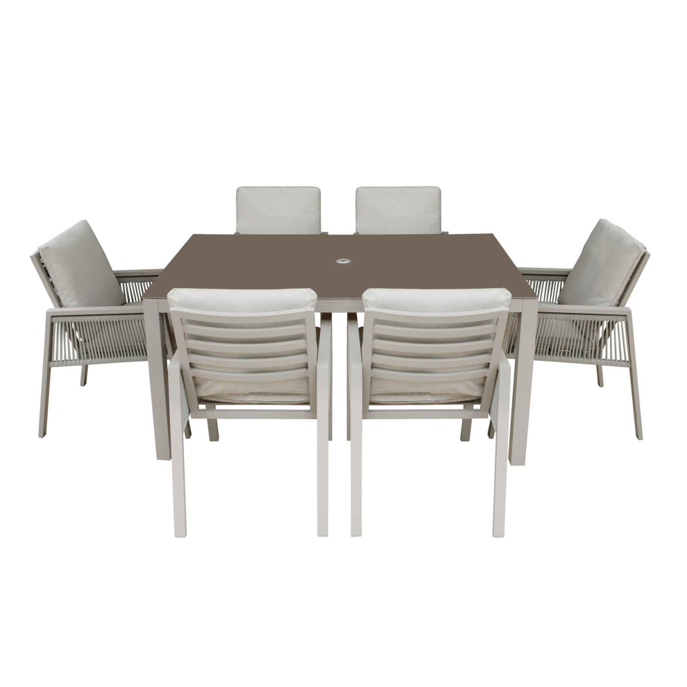 Fusion Outdoor Dining Set 7pc