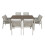 Dellonda Fusion Outdoor Dining Set 7pc 2