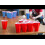 URBN Living 30Pc Pong Set Hexagonal Shape Cups Party Indoor Drinking Game 2