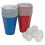 URBN Living 30Pc Pong Set Hexagonal Shape Cups Party Indoor Drinking Game 3