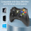 Wireless Controller for Xbox 360, Compatible with Xbox 360 & Slim Console and PC Windows XP/7/8/10/11(Black) 10