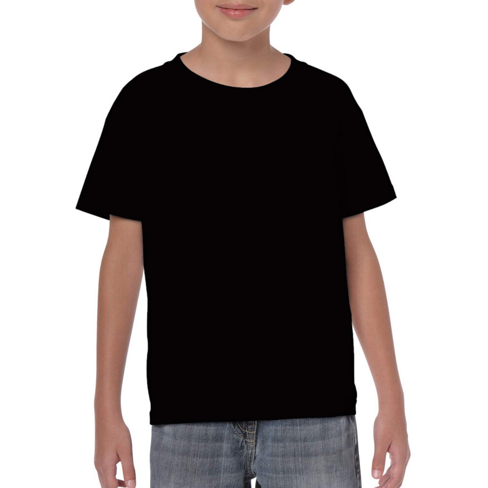 (12-14 Years, Maroon) Gildan Childrens/Kids Softstyle Plain T-Shirt