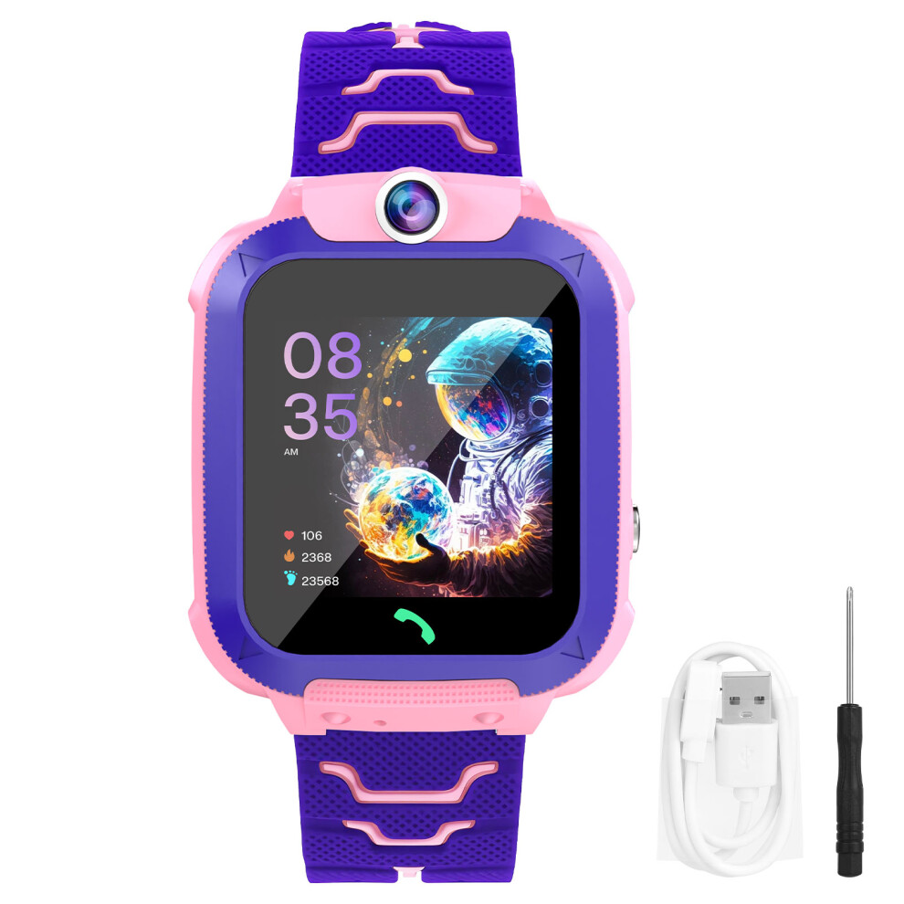 Photos - Wrist Watch Kids Smart Watch SOS Phone, IP65 Waterproof, 1.44 inch Display, Two-Way Call, Voice Chat, Real-Time Positioning, Geofence Al