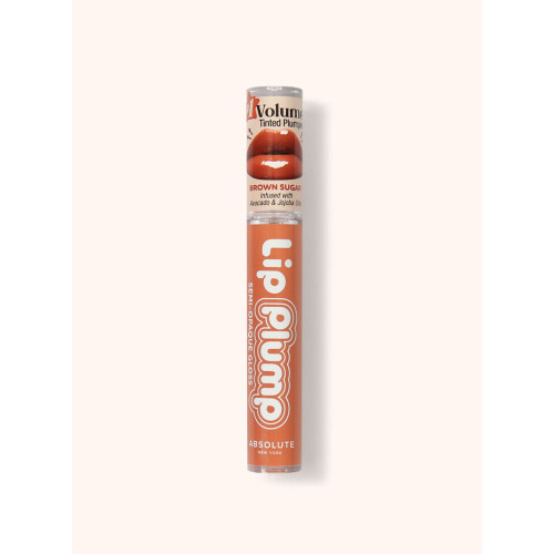 Absolute Beauty Lip Plump Semi-Opaque Gloss Brown Sugar