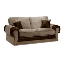 (Brown & Coffee, 2 Seater only) Portland 3 & 2 Seater Sofa - 2 Colours