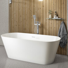 Freestanding Modern Double Ended Bath 1600mm - Duke By Voda Design