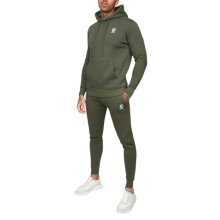 (Khaki, XL) Gym King Mens Full Tracksuits Hoodie Jogger Sweat